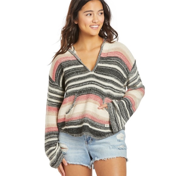 Billabong Sweaters - Billabong Baja Beach Hooded Sweater